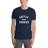 Coffee And Huskies Unisex T-Shirt